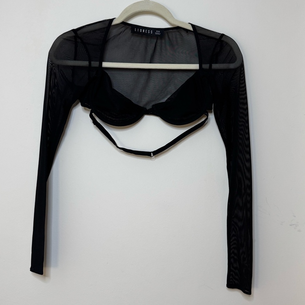 Mesh Crop Top - LIONESS - XXS
